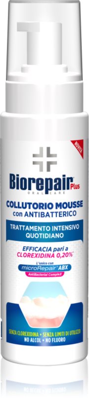 Biorepair Plus Collutorio Mousse apa de gura antiplaca 200 ml