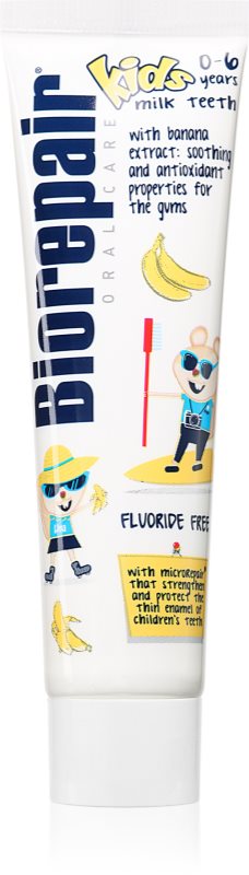 Biorepair Kids 0-6 Years Pasta de dinti pentru copii. Banana 50 ml