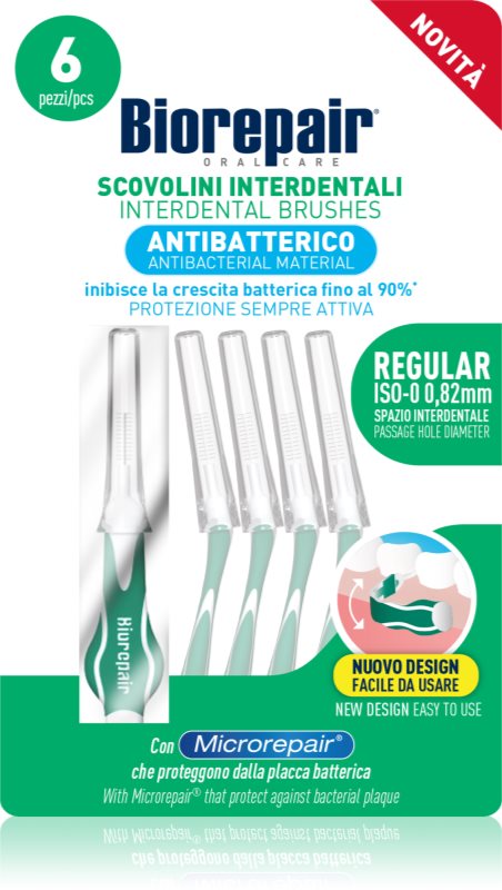 Biorepair Regular perie interdentara 0,82mm 6 buc
