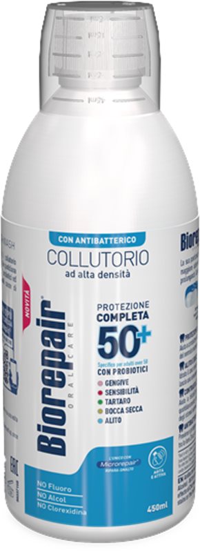 Biorepair Complete Protection 50+ apă de gură cu efect antibacterian 450 ml