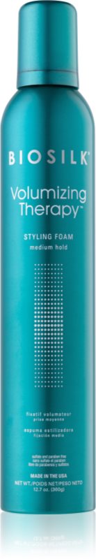 Biosilk Volumizing Therapy Styling Foam spumă de păr fixare medie 360 g