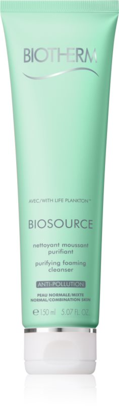 Biotherm Biosource spuma de curatat pentru piele normală și mixtă 150 ml