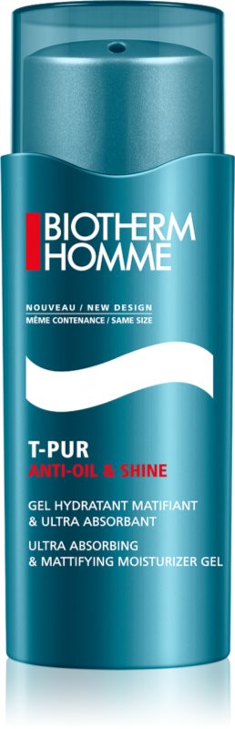Biotherm Homme T-Pur Anti-oil & Shine Gel gel hidratant matifiant 50 ml