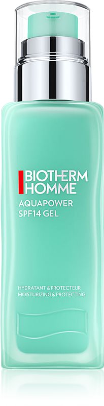 Biotherm Homme Aquapower SPF14 Gel Gel pentru protecție și hidratare cu SPF 75 ml