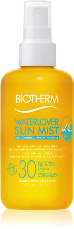 Biotherm Waterlover Sun Mist SPF 30 solutie de pulverizat rezistenta la apa pentru protectia solara SPF 30 200 ml
