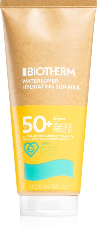 Biotherm Waterlover Hydrating Sun Milk SPF50+ lotiune pentru bronzat SPF 50+ 200 ml