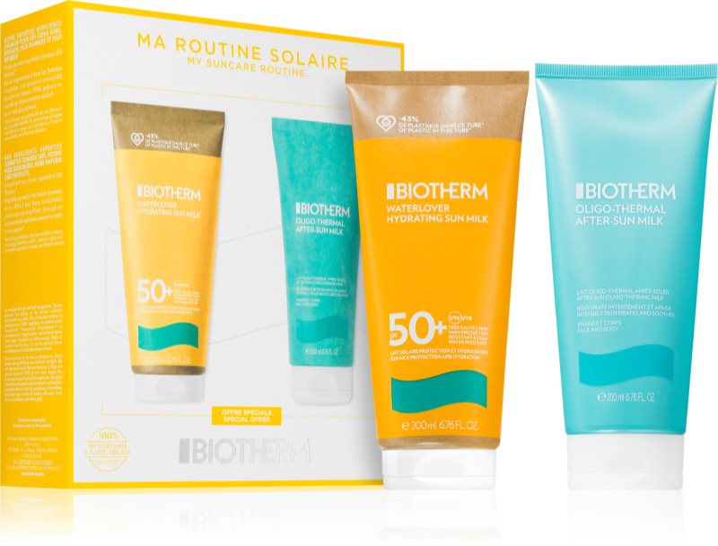 Biotherm Waterlover Sun Milk set cadou unisex
