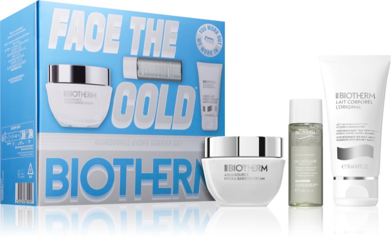 Biotherm Aquasource Hydra Barrier Cream set cadou pentru femei