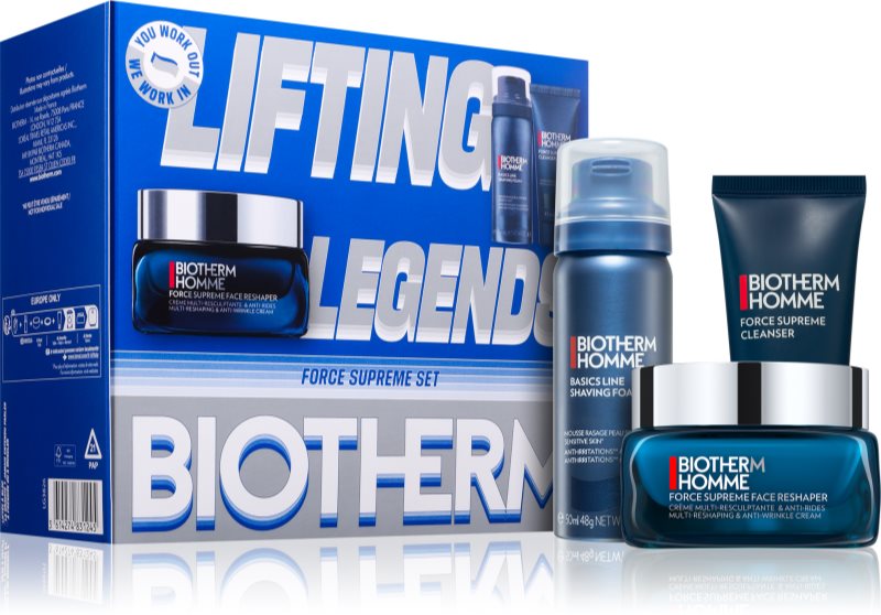 Biotherm Homme Force Supreme Face Reshaper Cream set cadou pentru bărbați