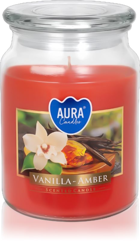 BISPOL Vanilla & Amber lumânare parfumată 500 ml