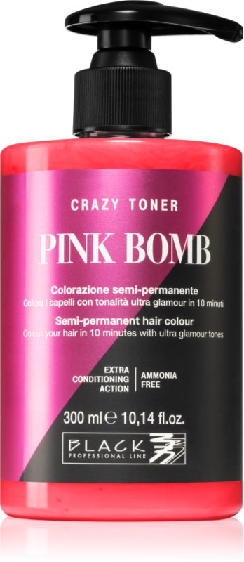 Black Professional Line Crazy Toner toner color