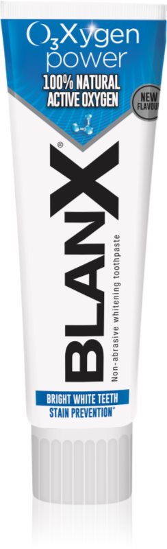 BlanX O3X Toothpaste pastă de dinți naturală pentru albirea si protectia smaltului dentar 75 ml