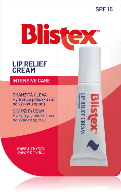 Blistex Lip Relief Cream balsam pentru buze uscate, crapate SPF 15 6 ml