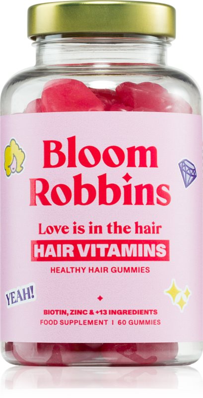 Bloom Robbins LOVE is in the HAIR Healthy hair gummies capsule moi masticabile pentru păr 251 g