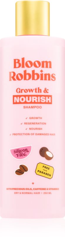 Bloom Robbins Growth & Nourish șampon pentru par frumos si sanatos 250 ml
