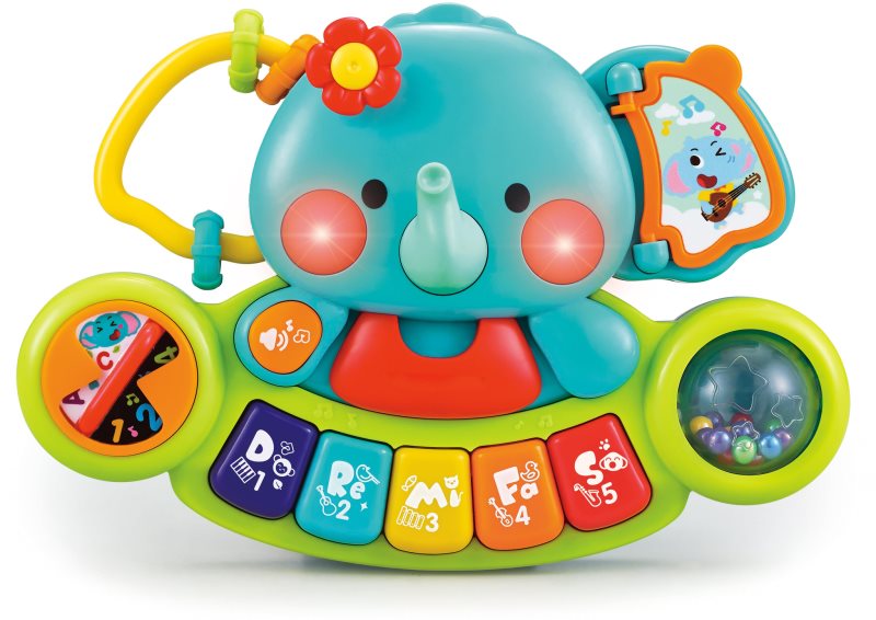 Bo Jungle B-E’L’E’Phant Piano jucărie cu activități 6 m+ 1 buc