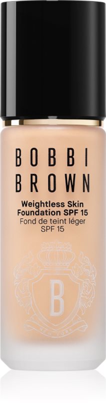 Bobbi Brown Weightless Skin Foundation SPF 15 machiaj persistent cu efect de hidratare