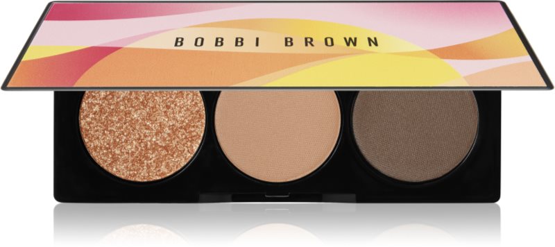 Bobbi Brown Sunkissed Glow The Essential Eyeshadow Trio paletă cu farduri de ochi culoare Golden Hour 4.4 g