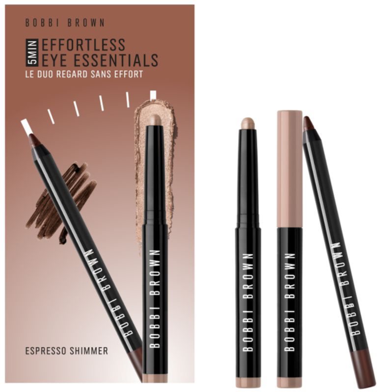 Bobbi Brown Holiday Effortless Eye Essentials set cadou culoare Espresso Shimmer