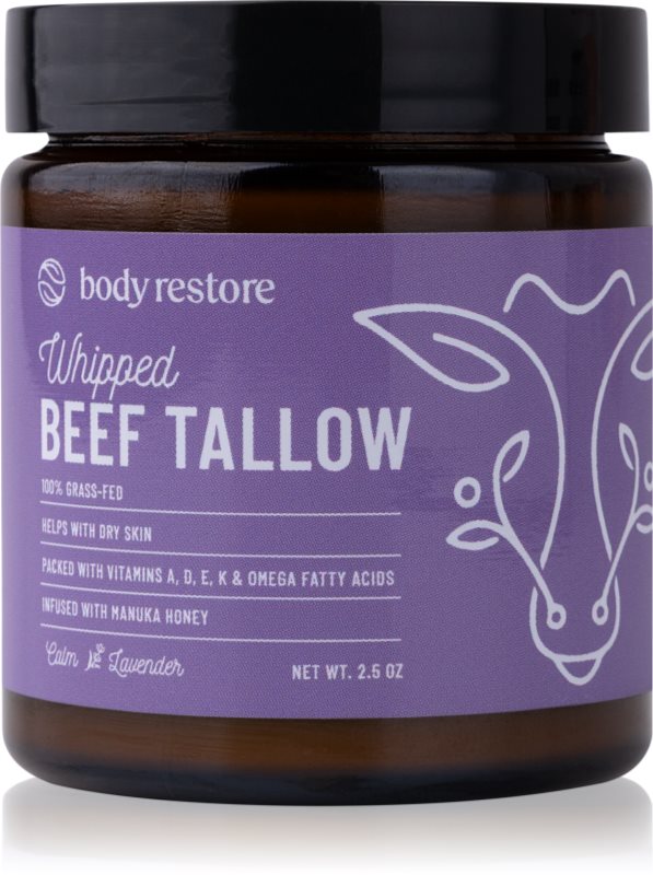 Body Restore Whipped Beef Tallow Balm Lavender crema de corp nutritiva 73 ml