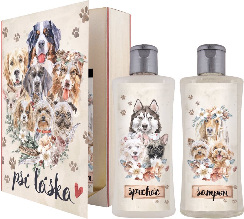 Bohemia Gifts & Cosmetics Book Dog's Love set cadou