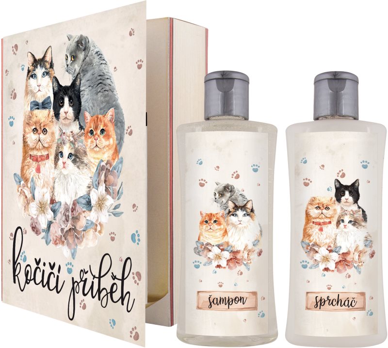 Bohemia Gifts & Cosmetics Book Cat's Tale set cadou