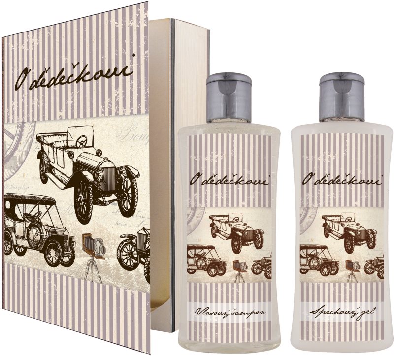 Bohemia Gifts & Cosmetics Book About Grandpa set cadou pentru barbati