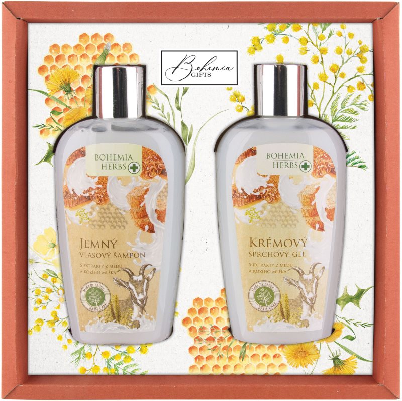 Bohemia Gifts & Cosmetics Bohemia Herbs Honey & Goat Milk set cadou