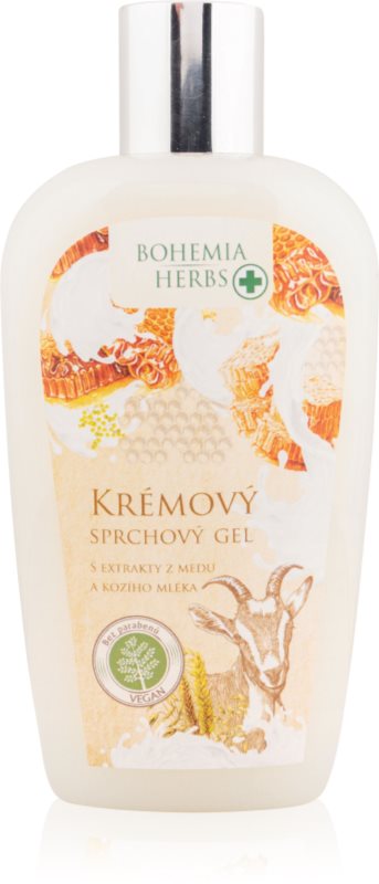 Bohemia Gifts & Cosmetics Bohemia Herbs Honey & Goat Milk gel de duș 250 ml