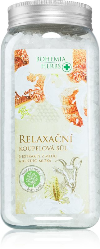 Bohemia Gifts & Cosmetics Bohemia Herbs Honey & Goat Milk sare de baie 900 ml