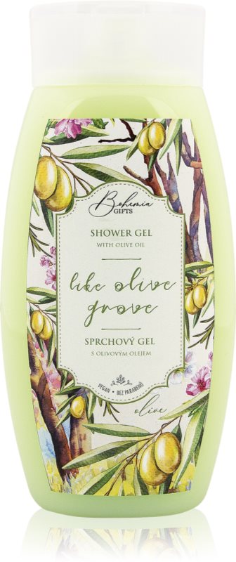 Bohemia Gifts & Cosmetics Like Olive Grove gel de duș 250 ml