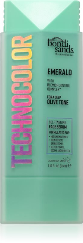 Bondi Sands Technocolor Emerald ser autobronzant pentru fata 50 ml