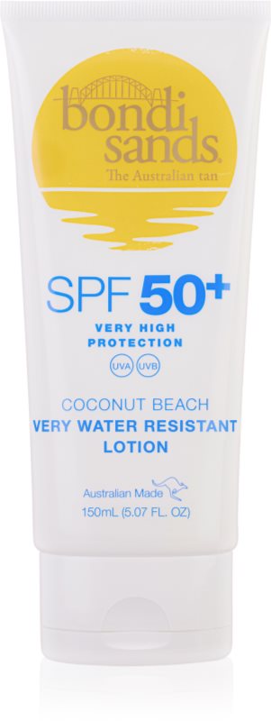 Bondi Sands SPF 50+ Coconut Beach crema de corp pentru protectie solara SPF 50+ cu parfum Coconut 150 ml