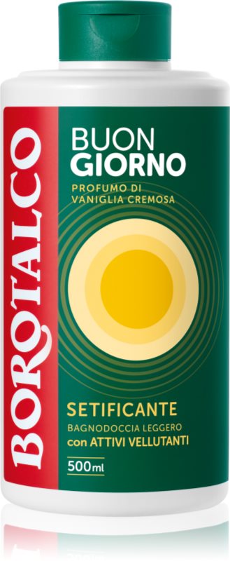 Borotalco Good Morning Silky gel de duș mătăsos parfum Creamy Vanilla 500 ml