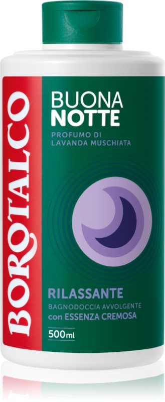 Borotalco Good Night Relaxing gel de duș pentru un somn liniștit parfum Musk Lavender 500 ml