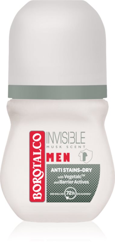 Borotalco MEN Invisible deodorant roll-on 72 ore parfum Musk 50 ml