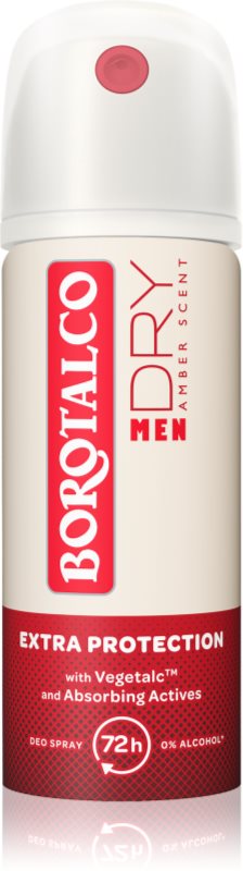 Borotalco MEN Dry deodorant spray 72 ore parfum Amber 40 ml