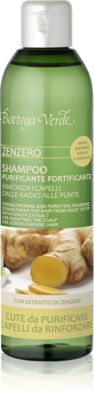 Bottega Verde Zenzero sampon pentru curatare pentru intarirea parului 250 ml