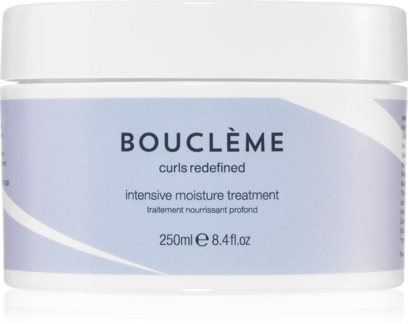 Bouclème Curl Intensive Moisture Treatment îngrijire hidratantă și nutritivă pentru stralucirea și elasticitatea părului pentru par ondulat si cret 250 ml
