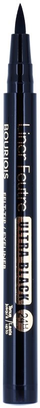 Bourjois Liner Feutre fixare de lunga durata pentru ochi 24 de ore culoare Ultra Black 0.8 ml
