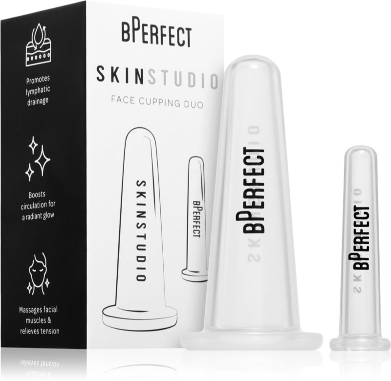 BPerfect Skin Studio Face Cupping Duo set de accesorii pentru cuppingul feței