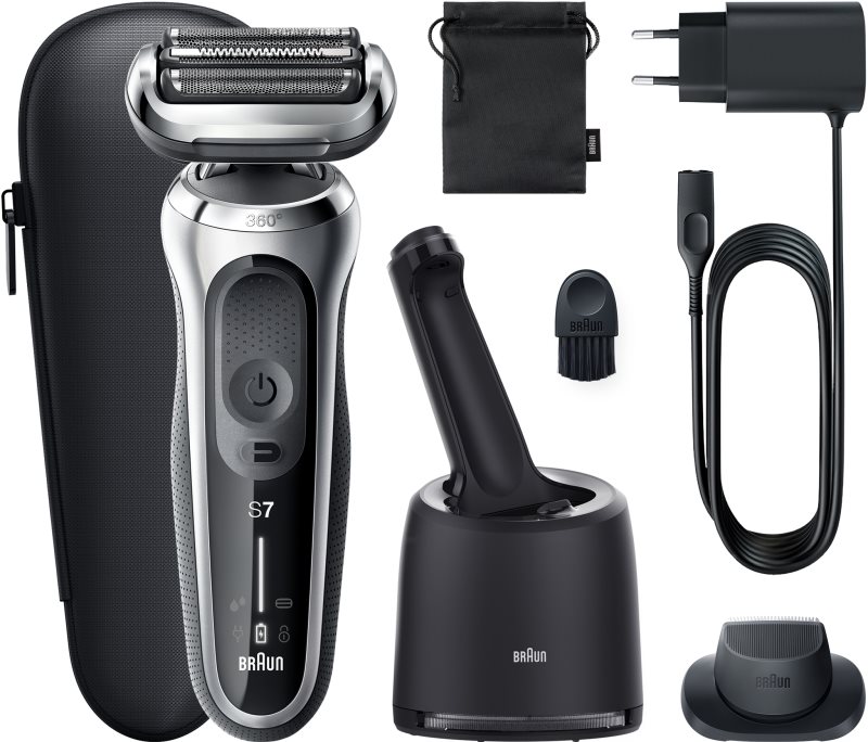 Braun Series 7 71-S7200cc Aparat de bărbierit electric Silver 1 buc