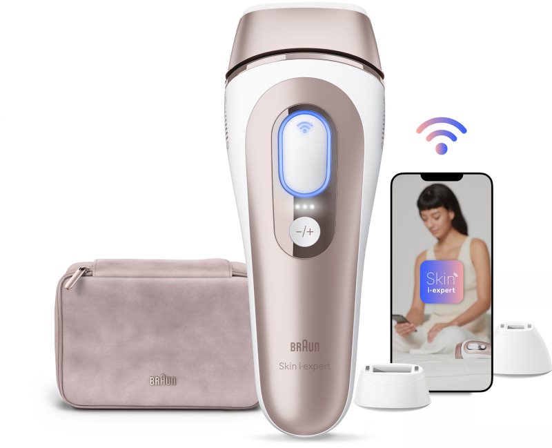 Braun Smart Skin Expert IPL7147 dispozitiv inteligent IPL pentru îndepărtarea firelor de păr pentru corp, față, zona bikini și axile 1 buc