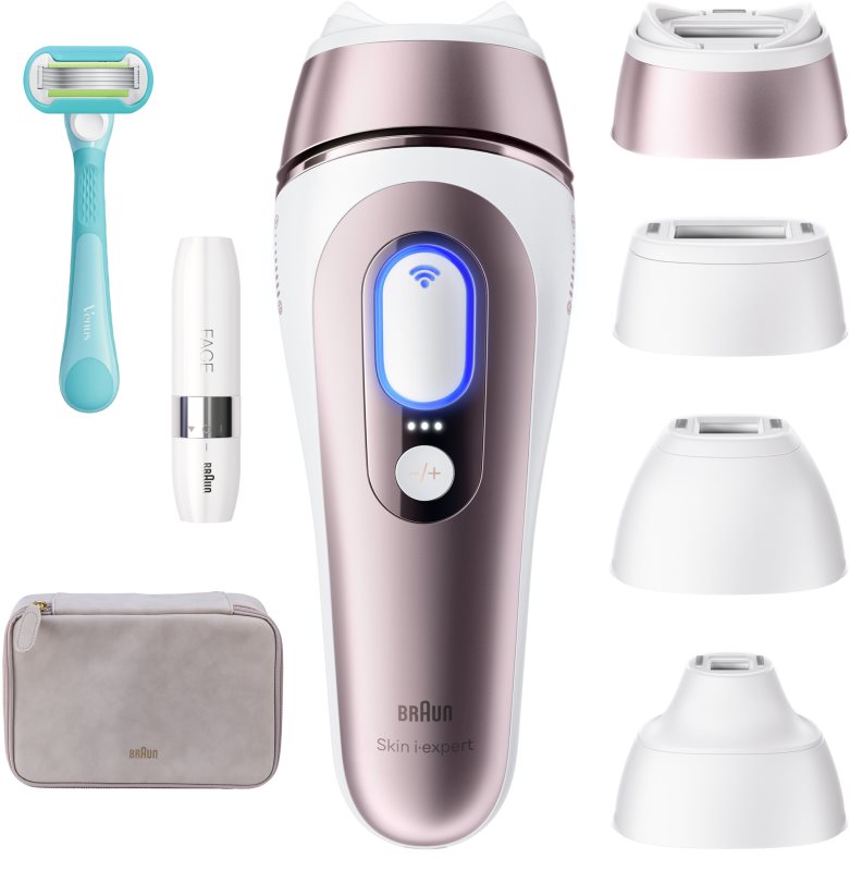 Braun Smart IPL Skin i·expert PL7432 dispozitiv inteligent IPL pentru îndepărtarea firelor de păr pentru corp, față, zona bikini și axile 1 buc