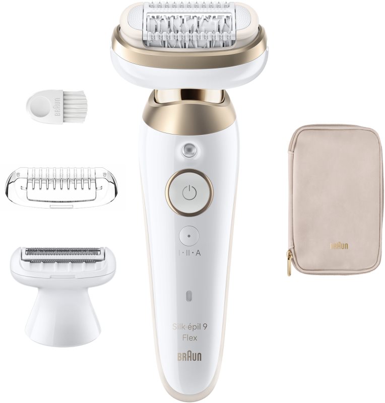 Braun Silk-épil 9 Flex 9-030 3D epilator cu cap complet flexibil pentru depilare umedă și uscată 1 buc