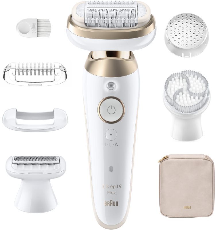 Braun Silk-épil 9 9-060 3D epilator cu cap complet flexibil pentru depilare umedă și uscată 1 buc