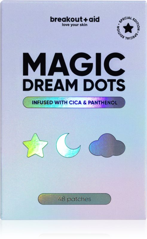 breakout + aid Magic Dream Dots plasturi pentru piele problematică impotriva acneei 48 buc