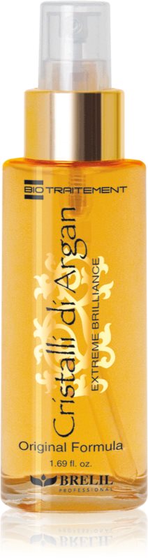 Brelil Professional Cristalli di Argan Extreme Brilliance cristal lichid extra-light pentru par uscat 50 ml