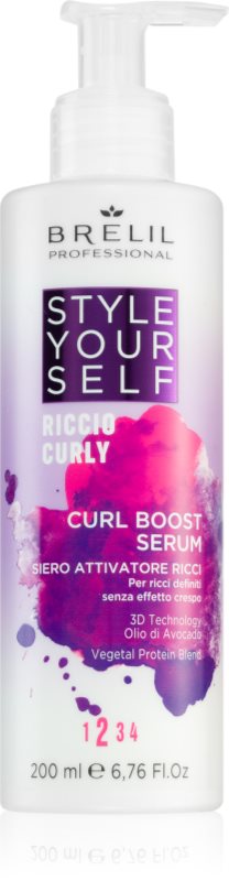 Brelil Professional Style YourSelf Curl Boost Serum ser pentru parul cret 200 ml