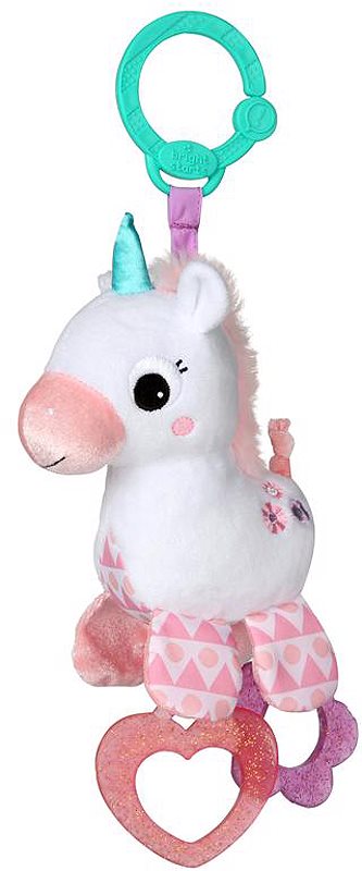 Bright Starts Sparkle & Shine jucărie suspendabilă contrastantă 0 m+ Unicorn 1 buc